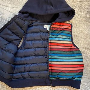 Toddler boy reversible vest